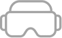 AR VR Experience silhouette