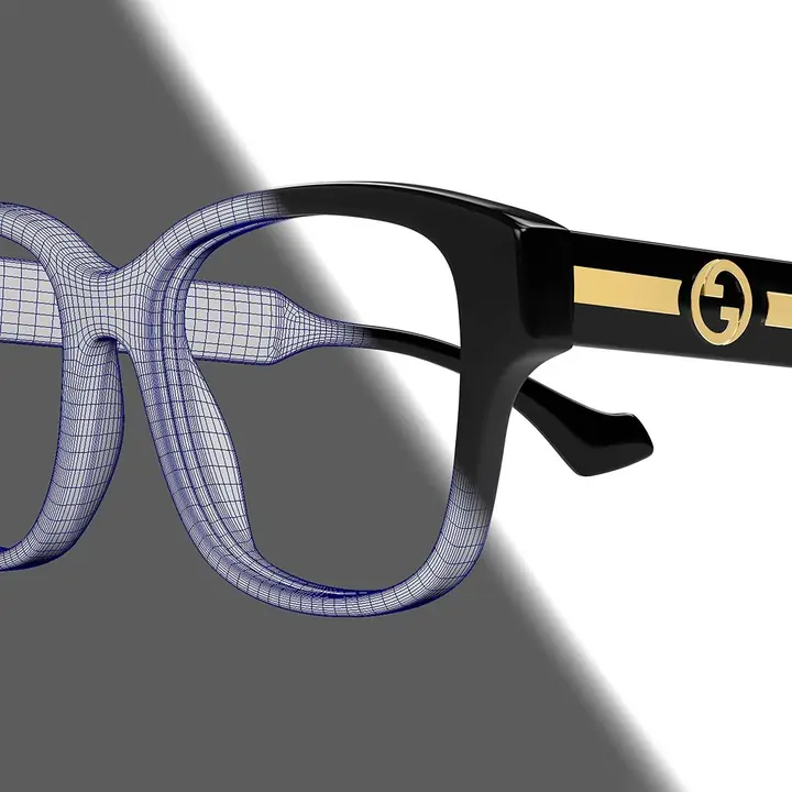 Gucci Eyewear product visualization by Francesco Zani
